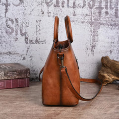 Socofy Embossed Women's Bag Luxury Designer Exquisite Vintage Leather Bag