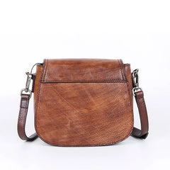 Socofy Shoulder Bags For Female Luxury Genuine Leather Handbag Vintage Woman Saddle Crossbody Bag